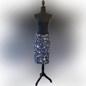 Lula Roe pencil skirt, geometric print size large